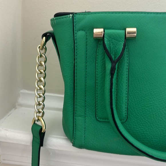 Solid Green Crossbody Bag by Merona with Goldtone Hardware - Picture 3 of 11